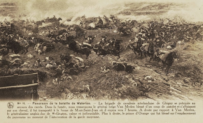 The Battle of Waterloo.