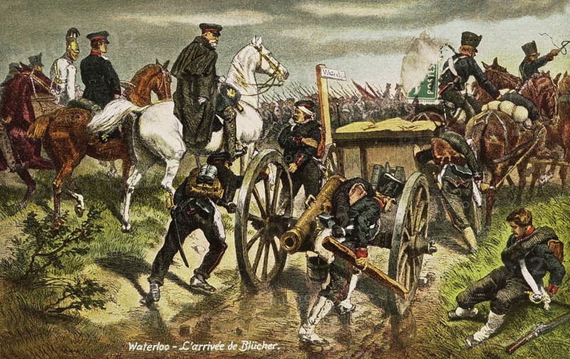 The Battle of Waterloo: The arrival of Prince Gebhard Von Blücher.