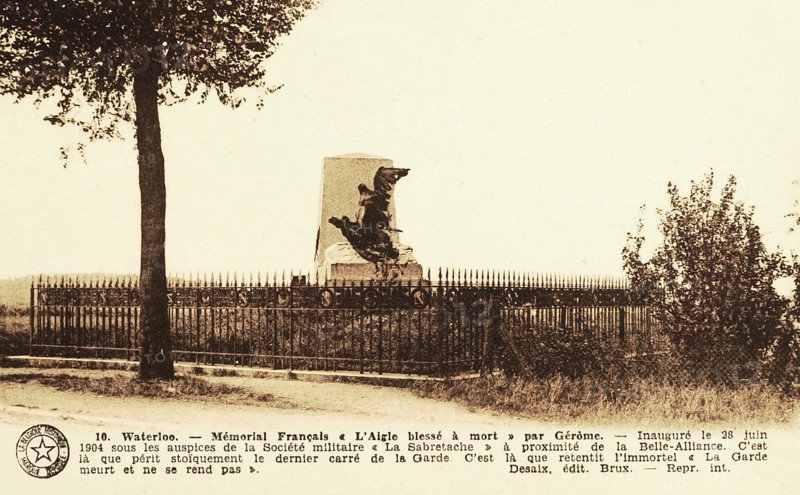 Waterloo : le monument des français.