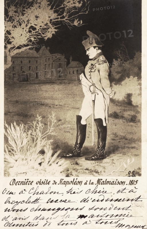 Dernière visite de Napoléon 1er à la Malmaison.
