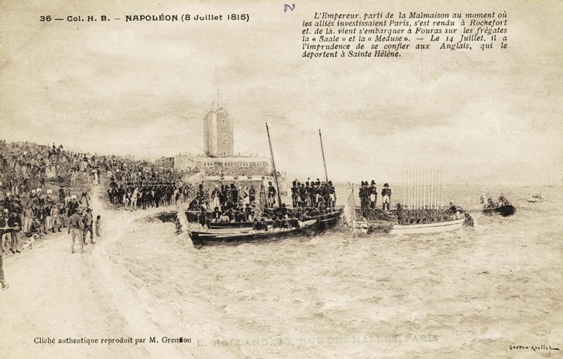 The Departure of Napoleon I to Saint-Helena.