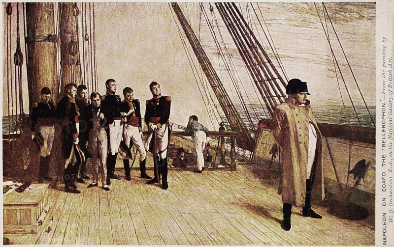Napoleon I on board HMS Bellerophon.