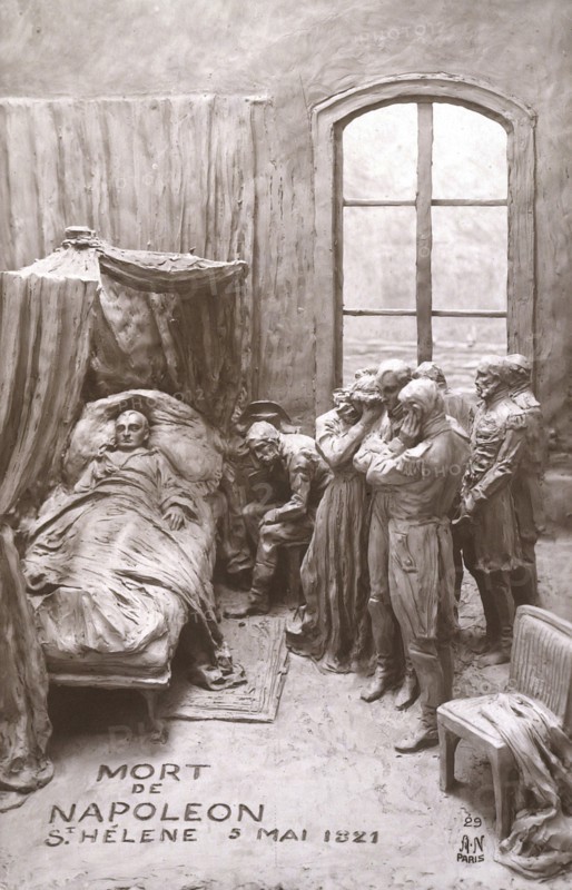 Mort de Napoléon 1er à Sainte-Hélène.
5 mai 1821