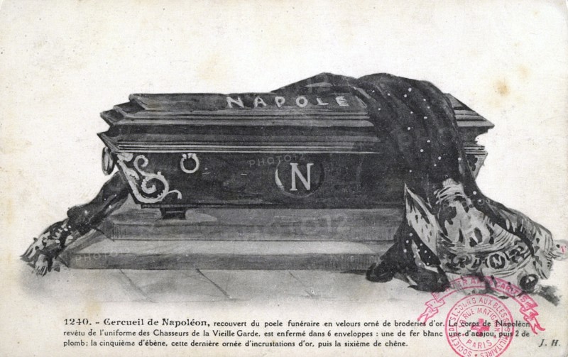 Cercueil de Napoléon 1er.