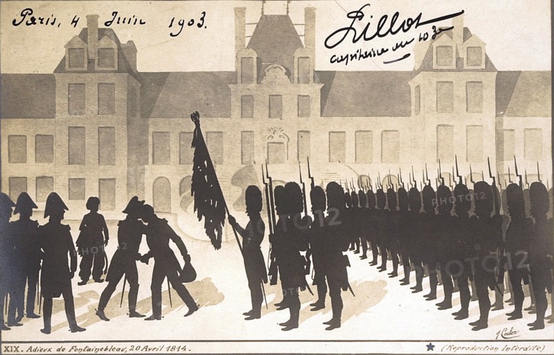 Napoleon I: Farewells at Fontainebleau.