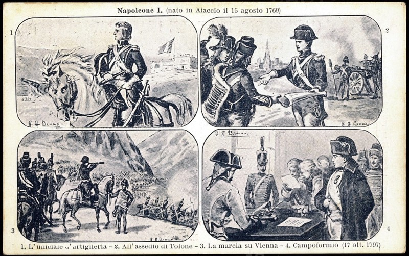 Scènes de la vie de Napoléon 1er.