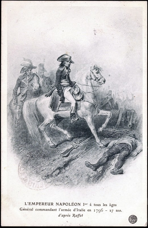 Napoléon 1er, général commandant l'armée d'Italie.