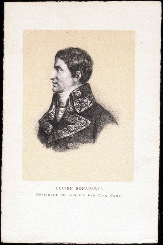 Portrait de Lucien Bonaparte, frère de Napoléon 1er.