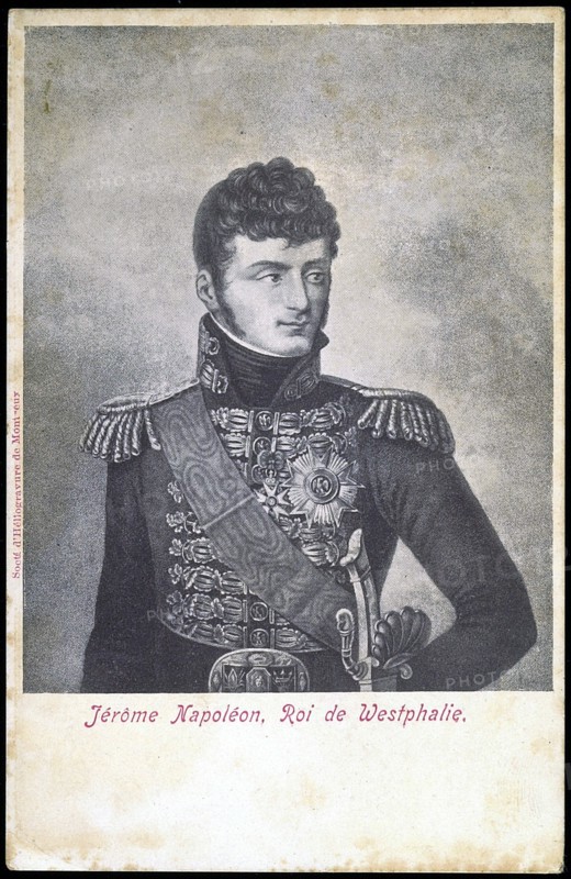 Portrait de Jérôme Bonaparte, frère de Napoléon 1er.
