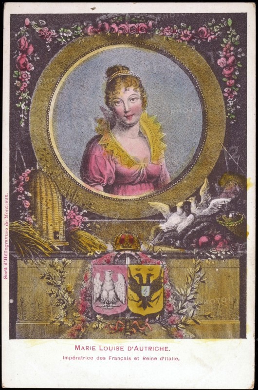 Portrait of Empress Marie-Louise, second wife of Napoleon I.