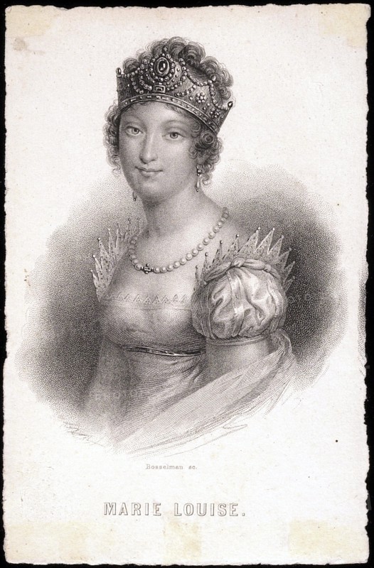 Portrait of Empress Marie-Louise, second wife of Napoleon I.