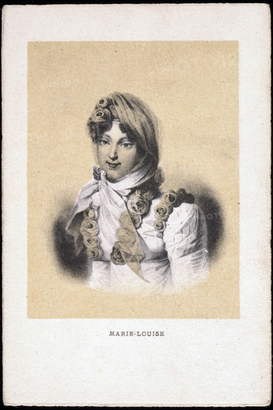 Portrait of Empress Marie-Louise, second wife of Napoleon I.