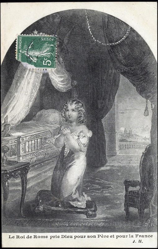 Portrait of Napoleon II, son of Napoleon I.