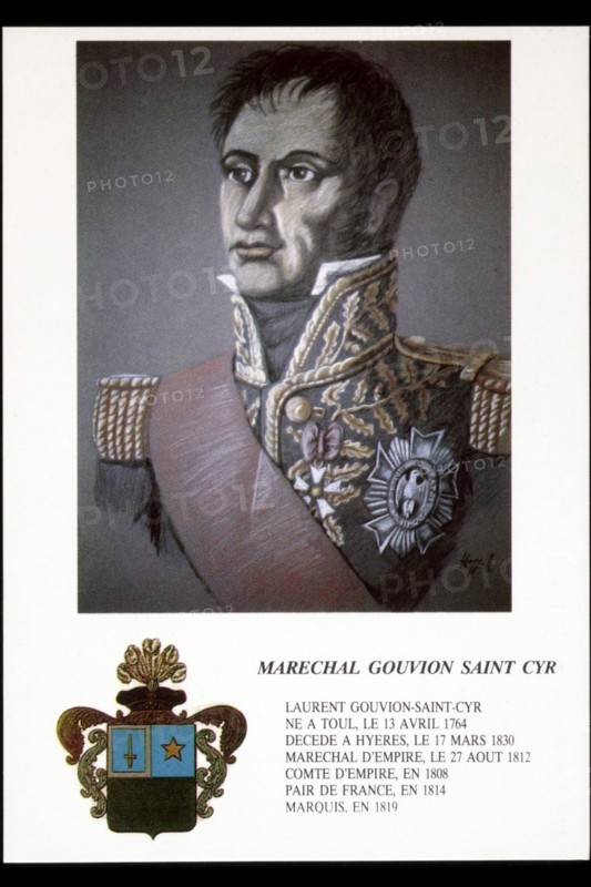 Portrait of Marshal Gouvion Saint-Cyr.