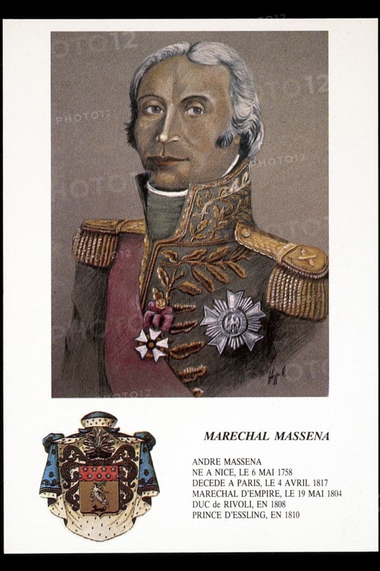 Portrait of Marshal Massena.