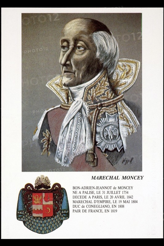 Portrait of Marshal Moncey.