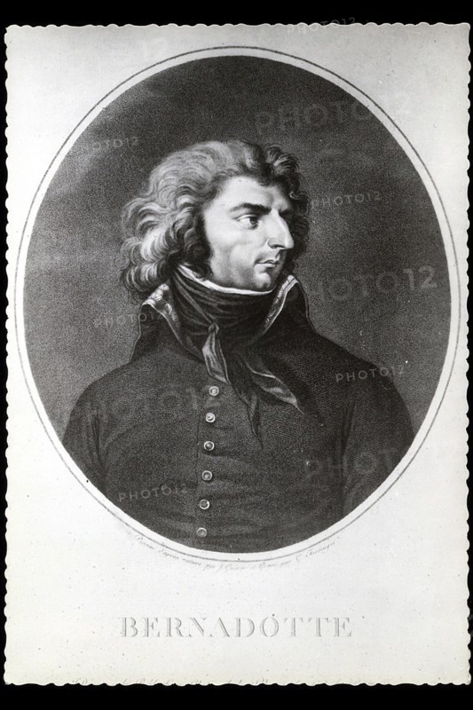 Portrait of Marshal Bernadotte.