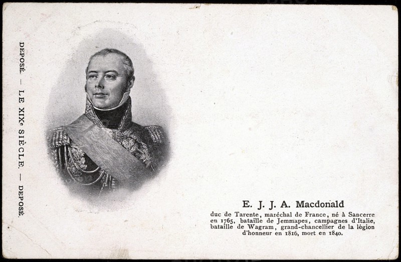 Portrait of Marshal Mac Donald.