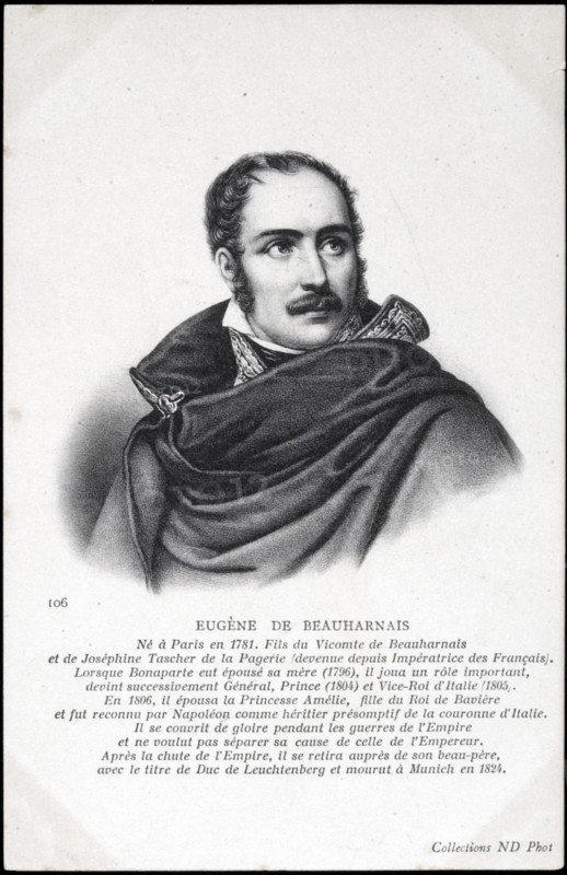 Portrait of Eugène de Beauharnais.