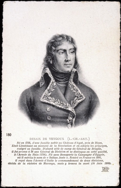 Portrait of General Desaix de Veygoux.