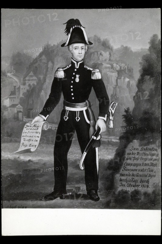 Portrait of Archduke Charles I of Austria, brother of emperor Francis I.