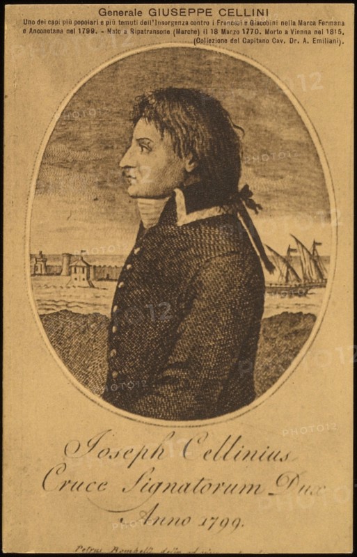 Portrait of General Giuseppe Cellini.