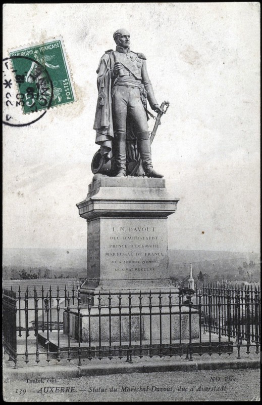Statue of Marshal Davout, Duke of Auerstadt, in Auxerre
