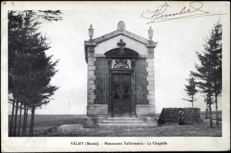 Monument dédié au maréchal Kellermann à Valmy (Marne).