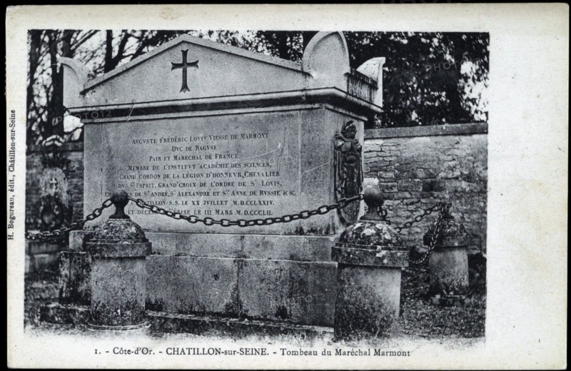 Tomb of Marshal Marmont in Châtillon-sur-Seine (Côte-d'Or).