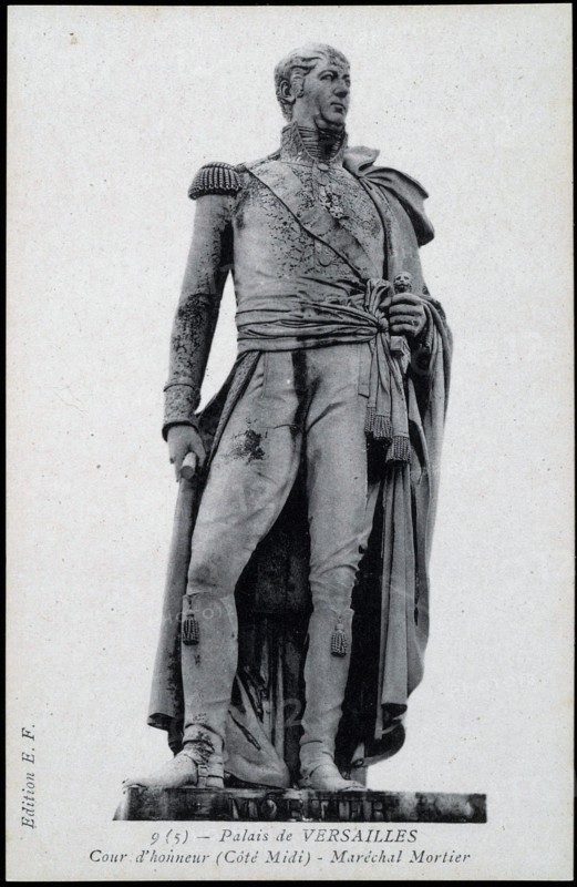 Statue of Marshal Mortier in Versailles.