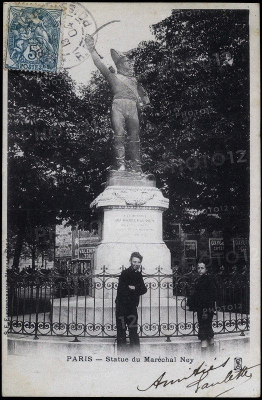 Statue of Marshal Ney in Paris.