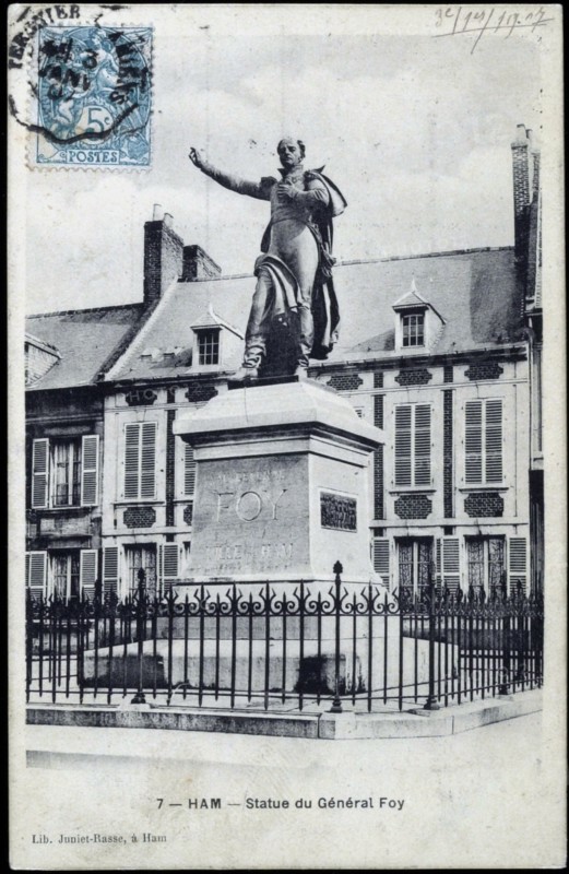 Statue of General Foy in Ham.