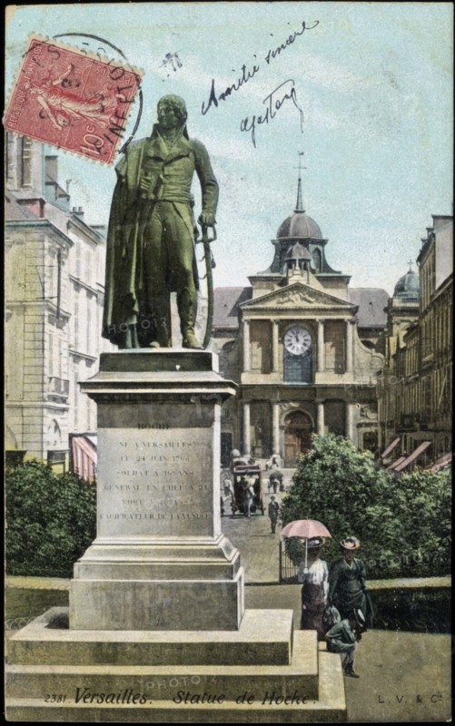 Statue of General Lazare Hoche in Versailles.