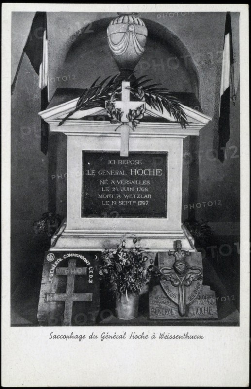 Sarcophage du général Lazare Hoche à Weissenthurm.