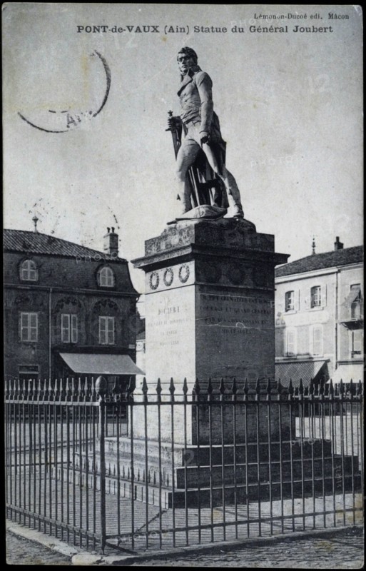 Statue of General Joubert in Pont-de-Vaux.