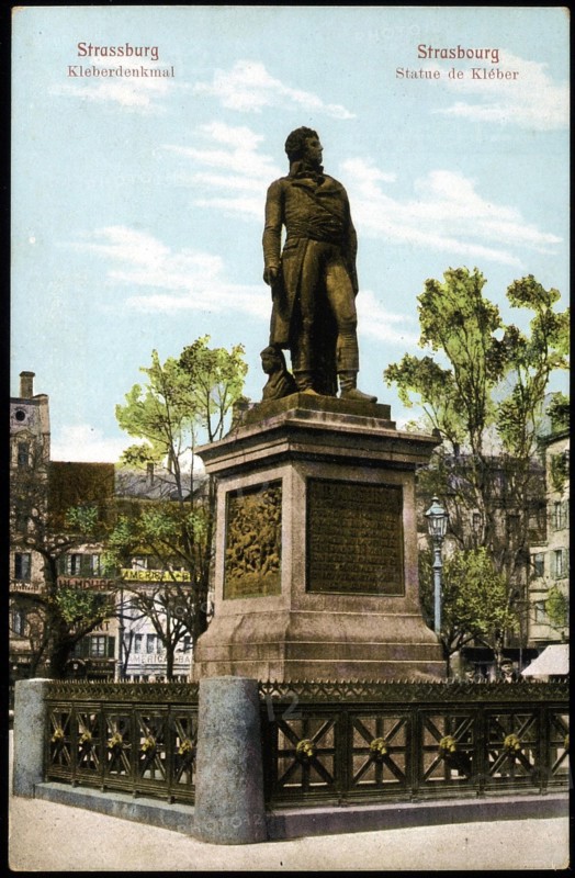 Statue du général Kléber à Strasbourg.