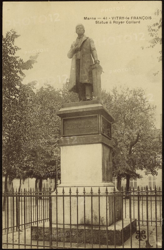 Statue of Pierre-Paul Royer Collard in Vitry-le-François (Marne).