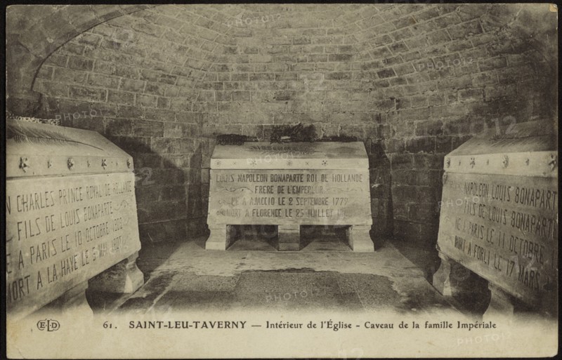 Vault of Louis Napoléon Bonaparte and the Imperial Family in Saint-Leu-Taverny.
