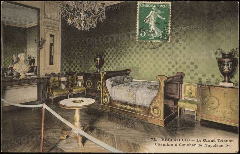 Versailles:  Grand Trianon.
The bedroom of Napoleon I.