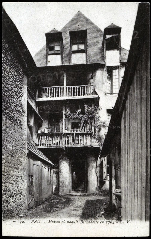 The house in Pau where Charles-Jean Bernadotte, the future King of Sweden, (Charles XIV), was born.