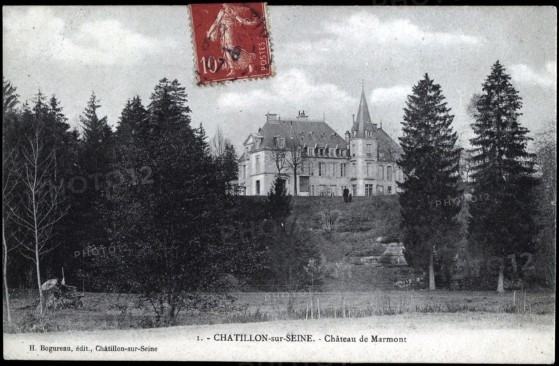 Le château de Marmont à Châtillon-sur-Seine.