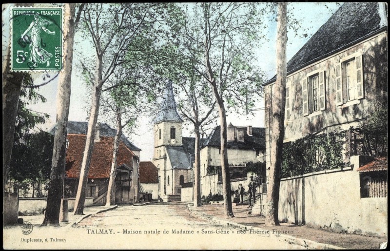 Talmay: The house where Marie-Thérèse Figueur, known as "Madame sans-gêne" (without embarrassment) was born.