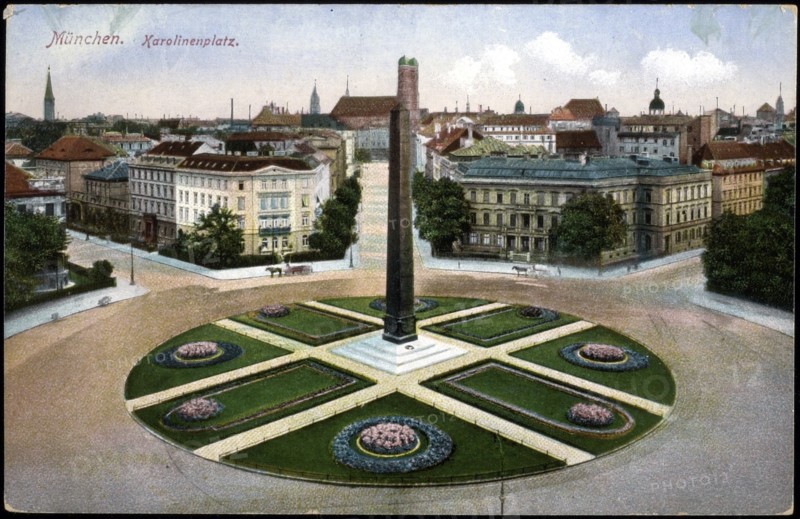 La Karolinenplatz à Munich.