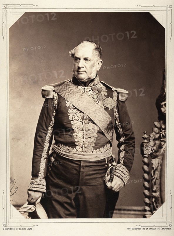 L'amiral Fernand Alphonse Hamelin, sénateur, ministre de la Marine et grand chancelier de la Légion d'Honneur.