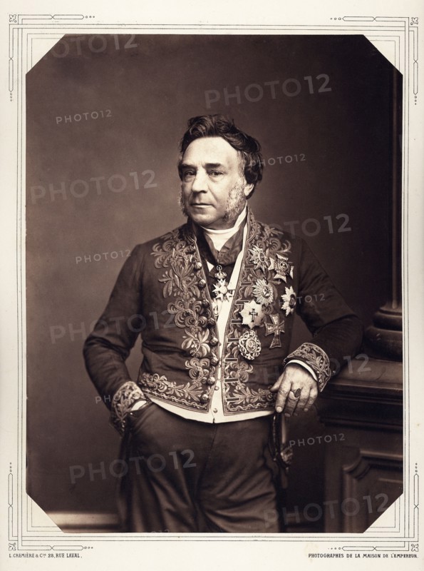 Baron Félix-Sébastien Feuillet de Conches, Master of Ceremonies and Foreign Relations Officer.