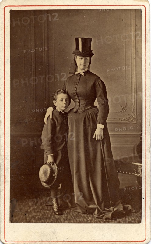 Empress Eugénie her son Louis Napoleon Eugène Jean Joseph Bonaparte