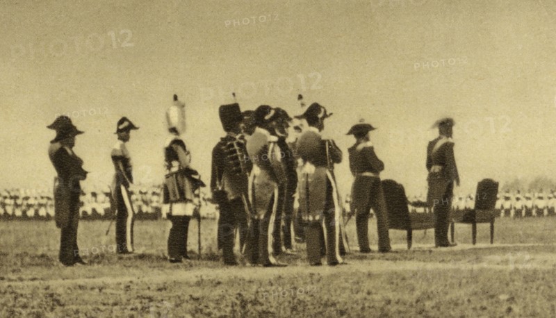 Napoléon III et ses troupes