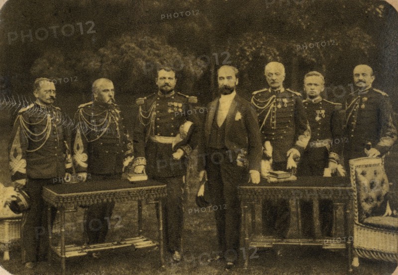 Le Président Carnot et son cabinet militaire
