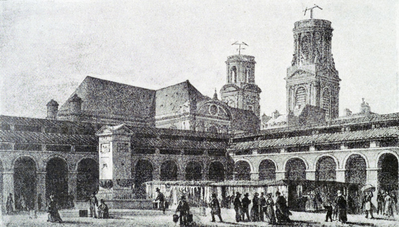 Cour et fontaine du Marché Saint-Germain