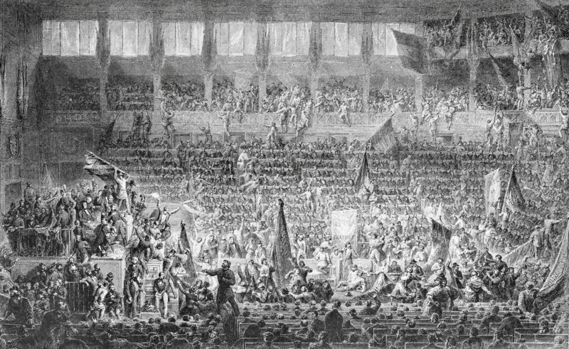 Seconde République. Envahissement de l'Assemblée Constituante